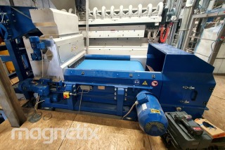 Eddy current separator - removal of aluminium from PET flake.